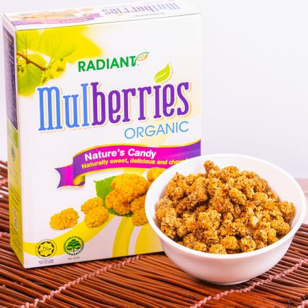 Radiant Organic Dried Mulberries (250g)