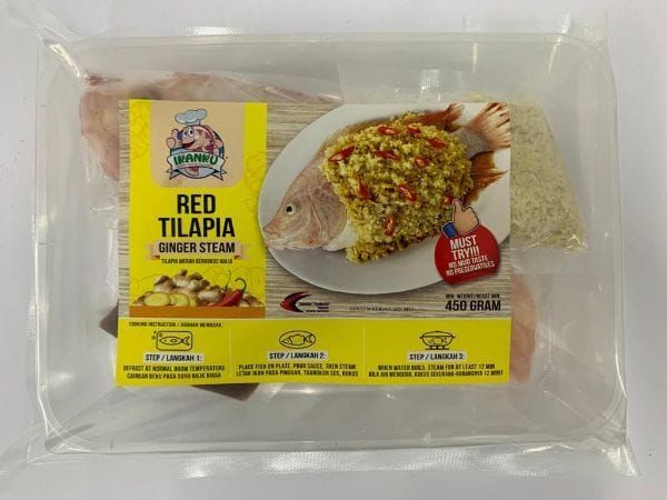 Ikanku Red Tilapia Fish Ginger Steam
