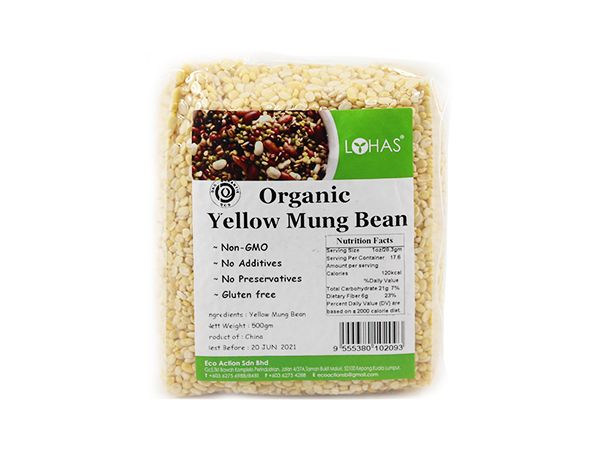 Organic Yellow Mung Bean