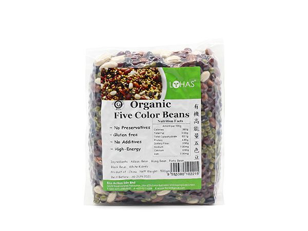 Organic Five Color Beans