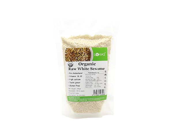 Organic Raw White Sesame