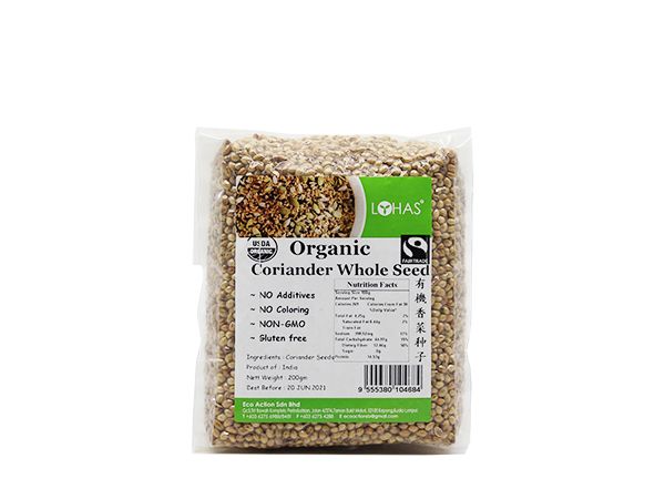Organic Coriander Whole Seed