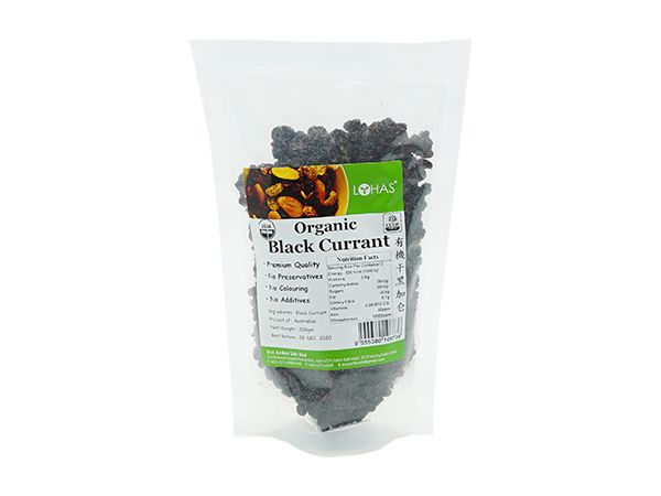 Organic Dried Black Currant