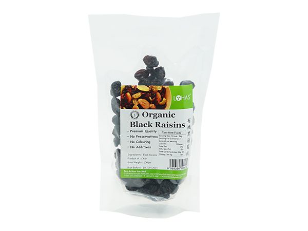 Organic Black Raisins