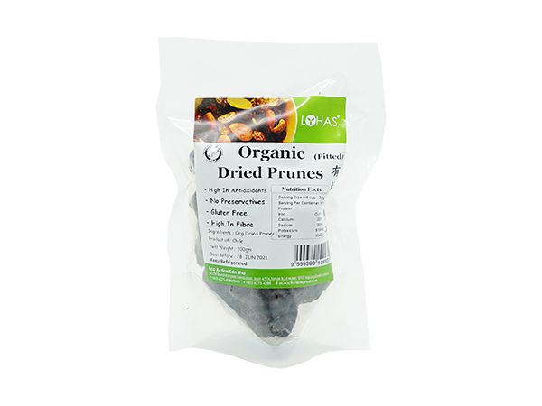 Organic Dried Prunes (Pitted)