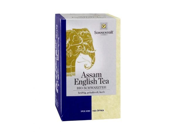 Sonnentor Assam English Black Tea, 18 bags