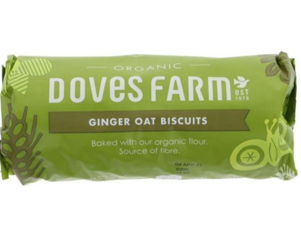 Organic Ginger Oat Biscuits 