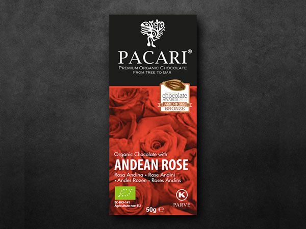 Pacari Andean Rose Organic Chocolate (60%)