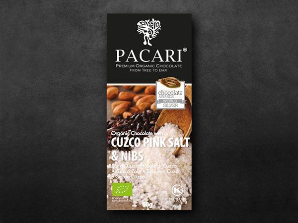 Pacari Salt & Nibs Organic Chocolate (60%)