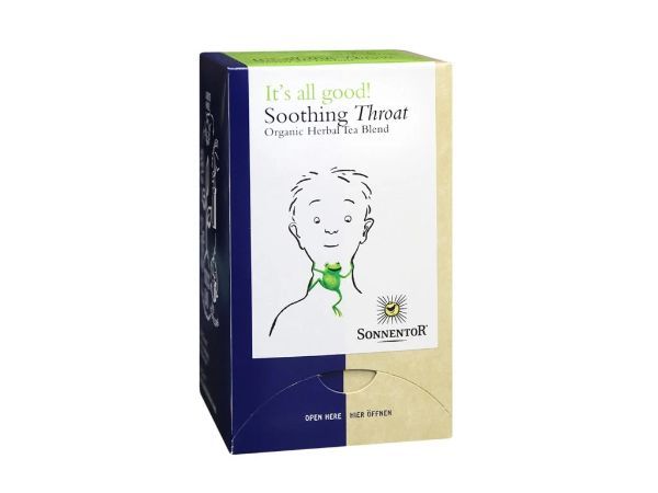Sonnentor Soothing Throat Tea, 18 bags