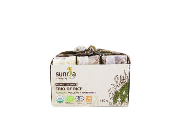 Sunria Sunria Trio Rice (Pandan, Volcano, Rainforest) 450g 